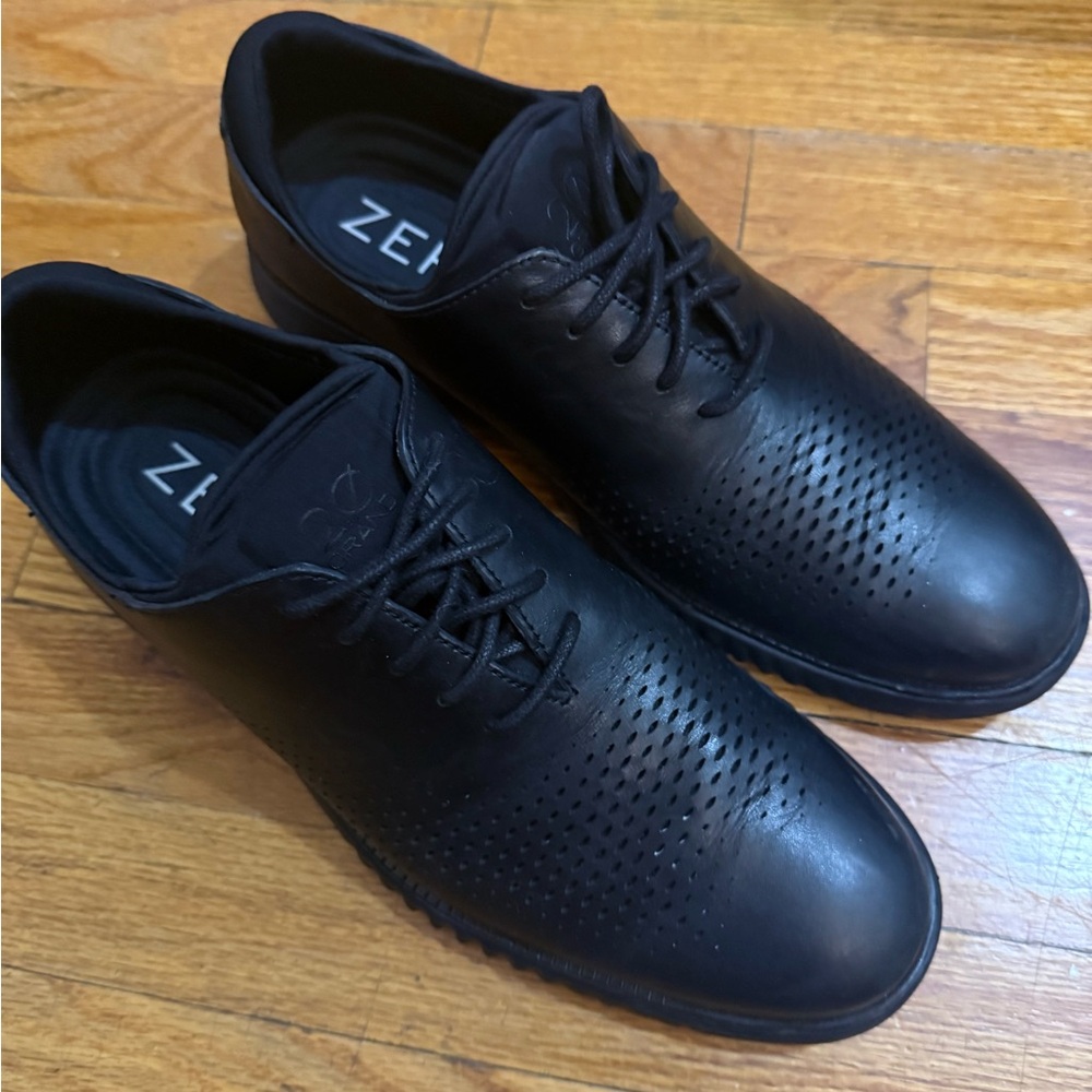 Double Zero Black Perforated Derbys - image 2